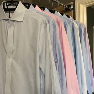 8 Non-Iron Charles Tyrwhitt Dress Shirt Lot 16/35